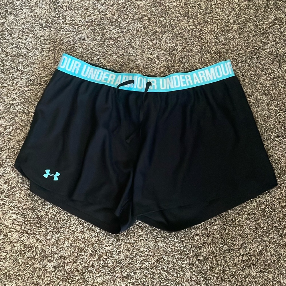Black athletic shorts